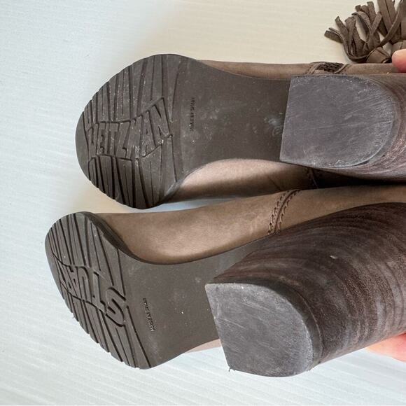Stuart Weitzman western booties size 8.5 beige women’s boots **see note - Picture 8 of 9